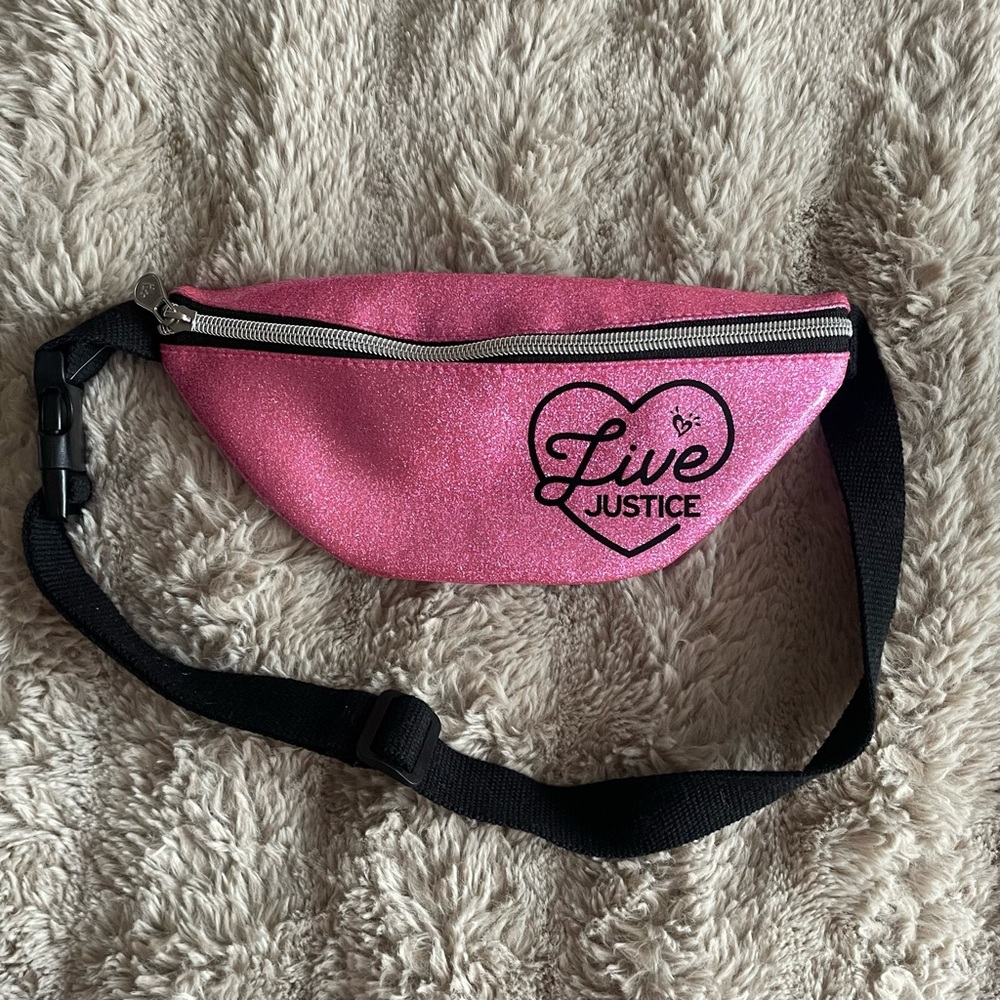 Justice Glitter Fanny Pack/Belt Bag